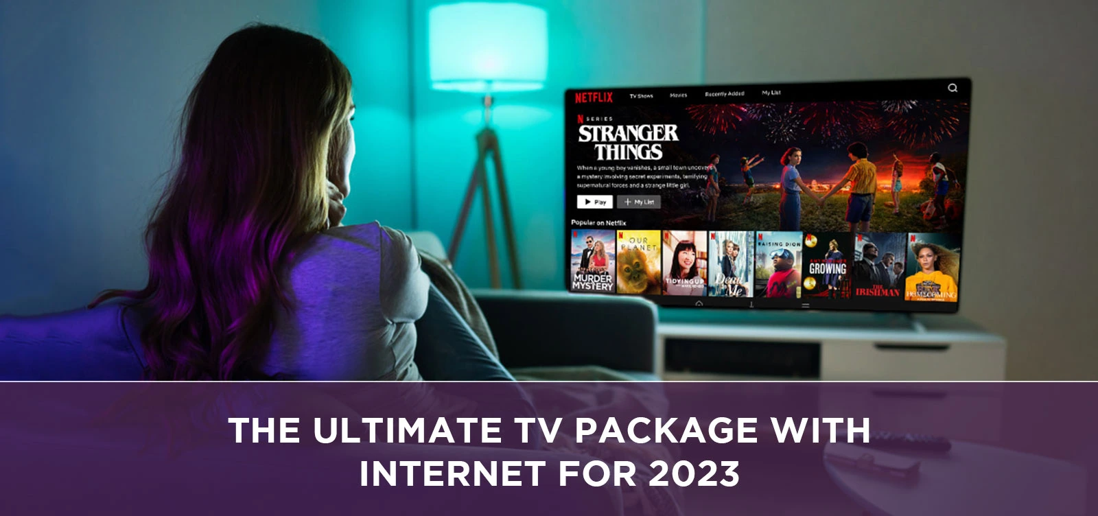 The most recommended TV packages with internet for 2023