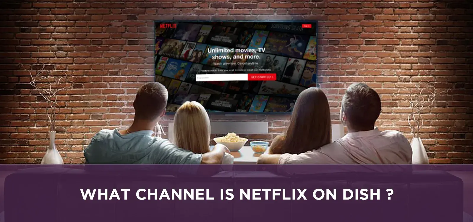 What channel is Netflix on Dish?