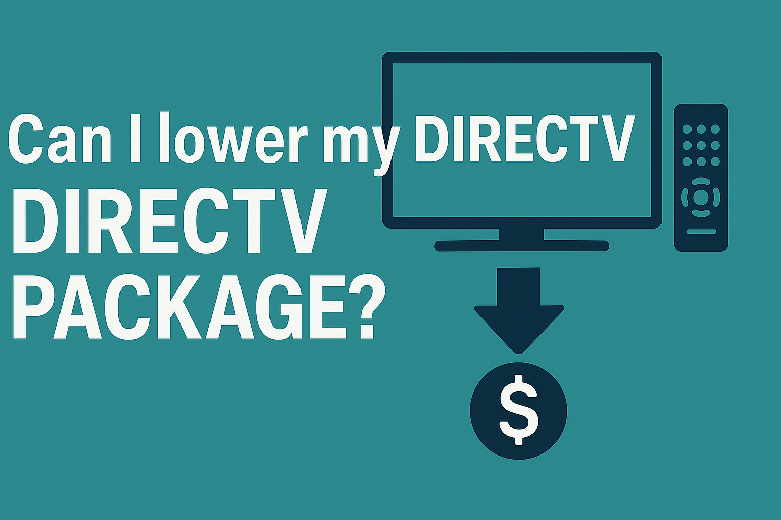 lower DIRECTV package